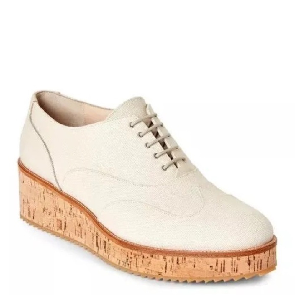 Fabiana Filippi Women's Off-White Sabrina Embellished Platform Oxfords